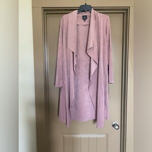 Gorgeous faux suede look jacket.